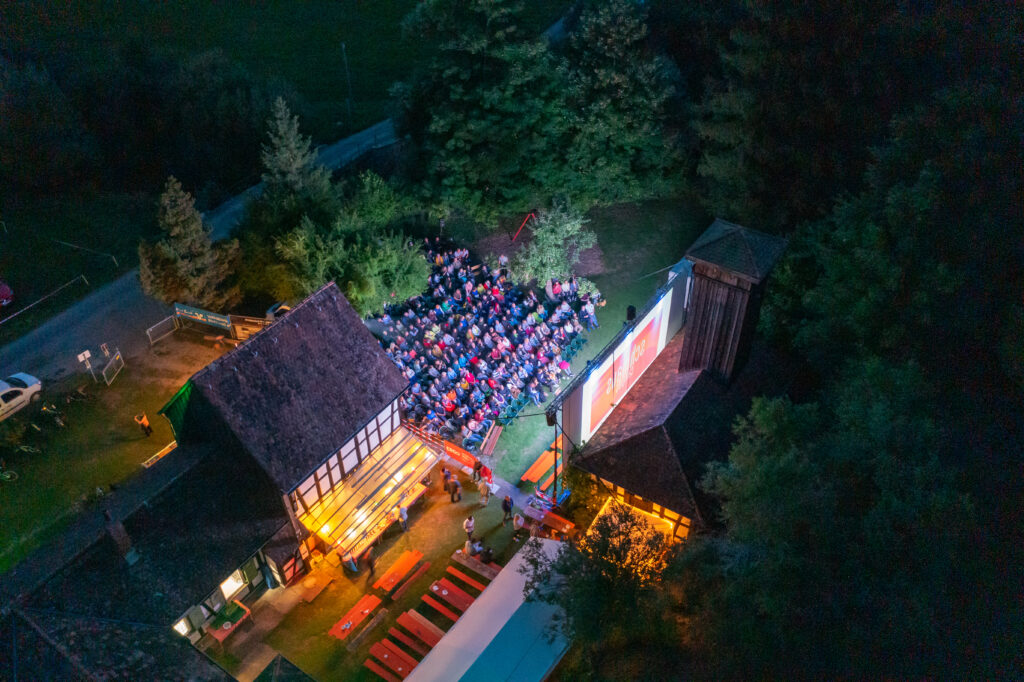 Foto Open Air Kino am Salinenmuseum